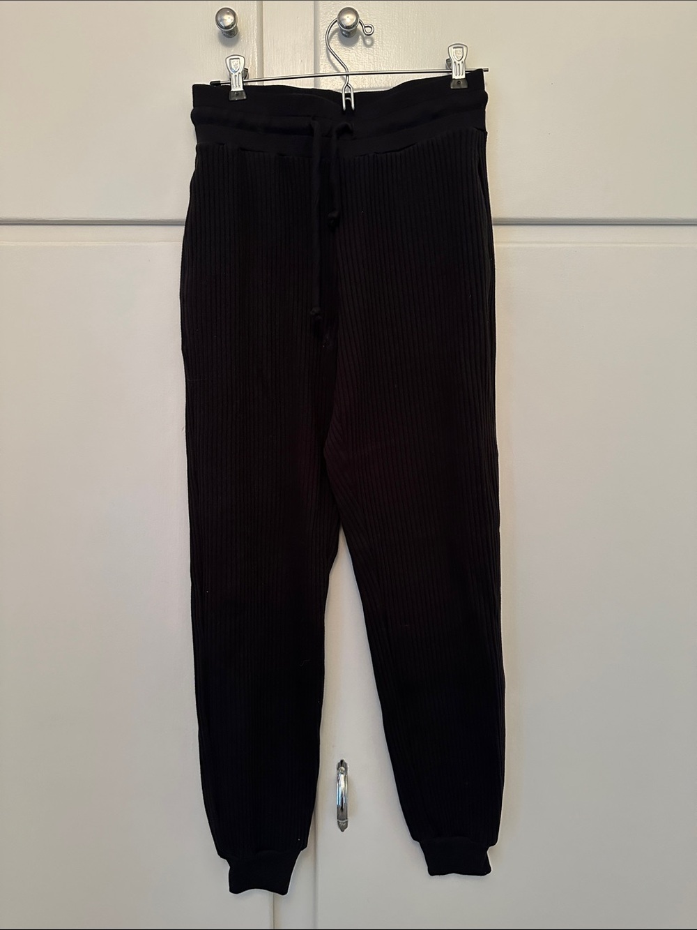 EUC The Range Black Sweater Ribbed Jogger Sweatpants
